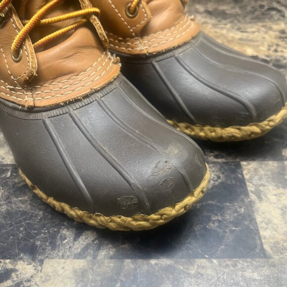 L.L. Bean Bean Boots Duck Boots Brown GoreTex Men\'s Size 6 Made In USA main image 11
